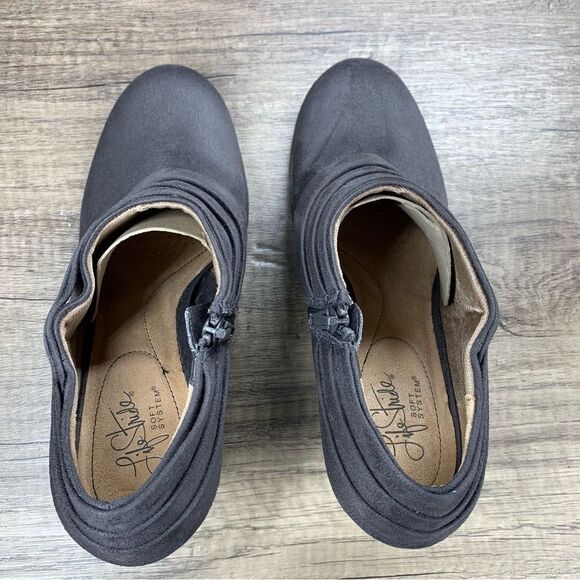 Life Stride~Women's~”Corie”  Gray Heel Bootie~Size 10W - Picture 6 of 10